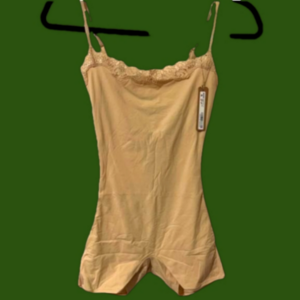 Skims cotton lace shortie bodysuit